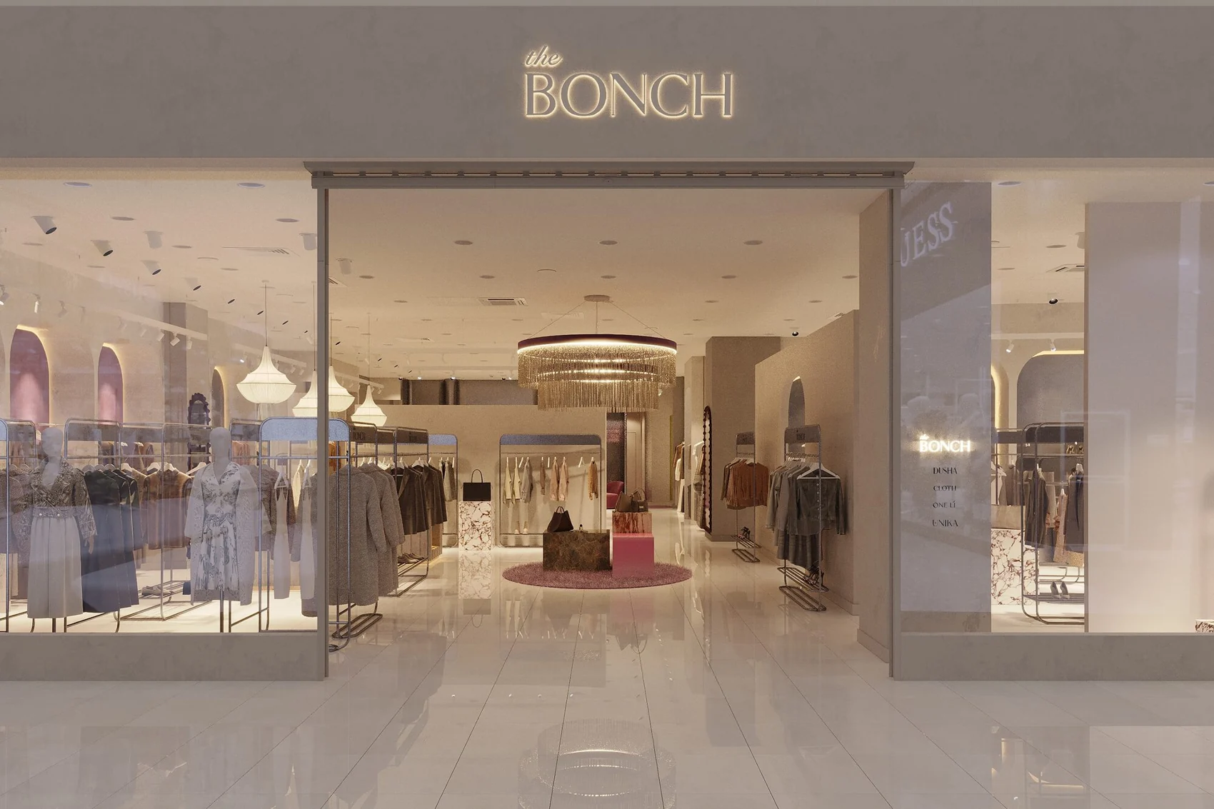 Вход BONCH в Океании — проект интерьера